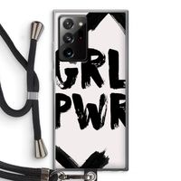 Girl Power #2: Samsung Galaxy Note 20 Ultra / Note 20 Ultra 5G Transparant Hoesje met koord