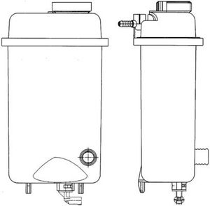 Expansietank, koelvloeistof CRT52000S