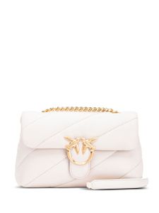 PINKO sac porté épaule à motif Love Birds - Blanc