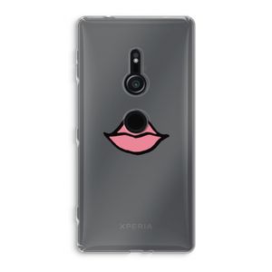 Kusje: Sony Xperia XZ2 Transparant Hoesje