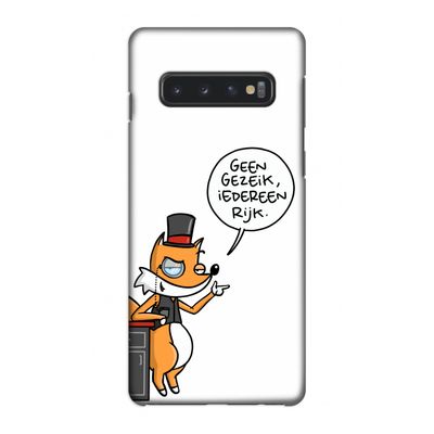 Geen Gezeik: Samsung Galaxy S10 4G Volledig Geprint Hoesje