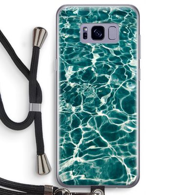 Weerkaatsing water: Samsung Galaxy S8 Transparant Hoesje met koord