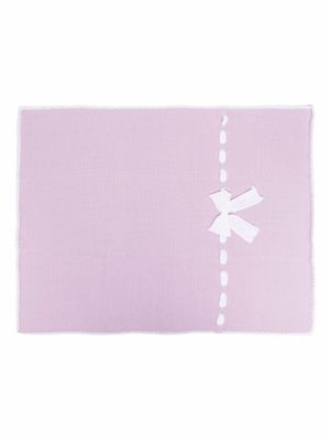 Siola couverture à détail de nœud - Violet