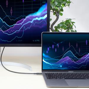 ACT Connectivity USB4 20Gbps aansluitkabel C male - C male 1 meter USB-IF gecertificeerd
