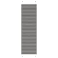 Pliss rolgordijn 55x200 cm stofbreedte 54,4 cm antraciet