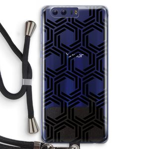 Geometrisch patroon: Honor 9 Transparant Hoesje met koord