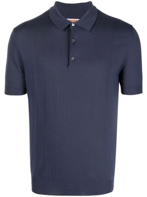 Baracuta polo à manches courtes - Bleu