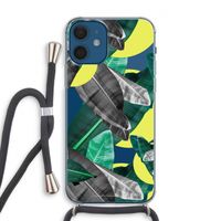 Fantasie jungle: iPhone 12 Transparant Hoesje met koord