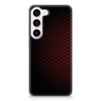 Samsung Galaxy S23 | TPU bumper | Geruit Rood