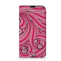 iPhone 13 Mini | Bookcase | Swirl Pink