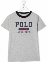 POLO RALPH LAUREN KIDS t-shirt à logo imprimé - Gris