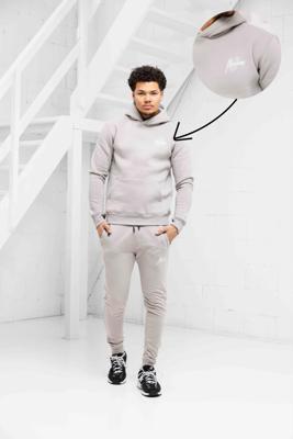 Malelions Signature Trainingspak Heren Grijs - Maat XXL - Kleur: WitGrijs | Soccerfanshop