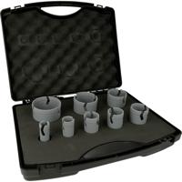 Heller Vakuumgelötetes Lochsägen Set 8 tlg. 324991 Diamantboor 20 mm, 25 mm, 32 mm, 35 mm, 40 mm, 50 mm, 60 mm, 68 mm 1 set(s)
