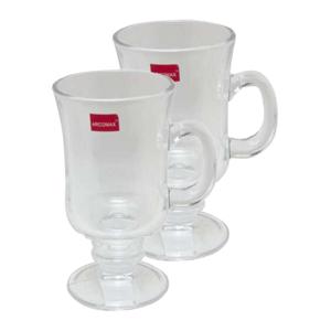 Irish Coffee glas - 2x - 230 ml - glazen - 14 cm - koffie glazen