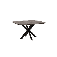 Tower Living Eettafel 'Silvi' Mangohout, 130 x 130cm, kleur Bruin