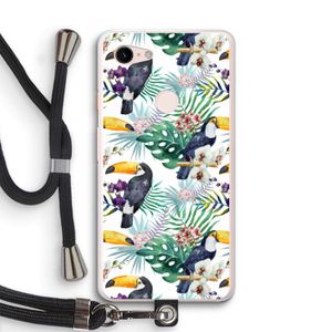 Tukans: Pixel 3 XL Transparant Hoesje met koord