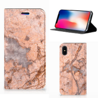 Apple iPhone X | Xs Standcase Marmer Oranje