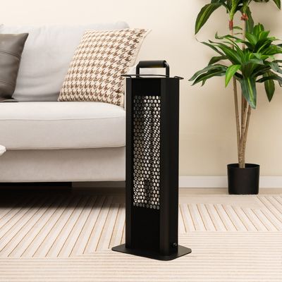 1200W Terrasverwarmer Draagbare Dubbelzijdige Elektrische Verwarmer Waterdicht Aluminium Bescherming Tegen Omvallen en Oververhitting
