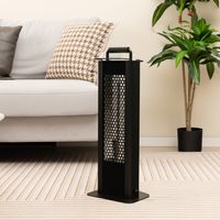 1200W Terrasverwarmer Draagbare Dubbelzijdige Elektrische Verwarmer Waterdicht Aluminium Bescherming Tegen Omvallen en Oververhitting