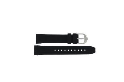 Horlogeband Swiss Military Hanowa 6-6221.04.007 Rubber Zwart 18mm