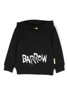 Barrow kids hoodie en coton à logo imprimé - Noir