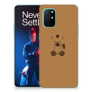 OnePlus 8T Telefoonhoesje met Naam Baby Hyena