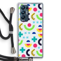 8-bit N°1: Oppo Find X3 Neo Transparant Hoesje met koord