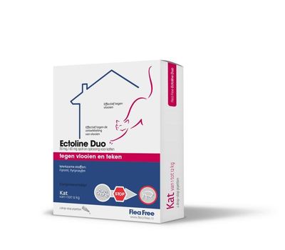 Flea Free Ectoline duo kat pipet (2 st)