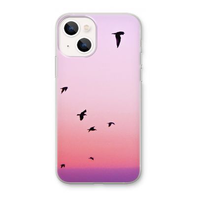 Fly away: iPhone 13 mini Transparant Hoesje