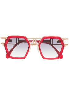 Cazal lunettes de soleil à monture oversize - Rouge