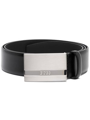 BOSS ceinture à boucle logo - Noir