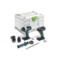 Festool TID 18 Basic-Set TPC 18 Accu combiset 2-delig (TID 18 + TPC 18) 18V Basic Body in Systainer - 578833