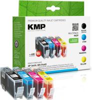 KMP Inktcartridge vervangt HP 364XL, N9J74AE, CN684AE, CB323EE, CB324EE, CB325EE Compatibel Combipack Zwart, Cyaan, Magenta, Geel H62V 1712,0005