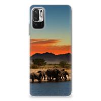 Xiaomi Redmi Note 10/10T 5G | Poco M3 Pro | TPU Hoesje | Olifanten