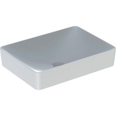 Geberit VariForm opzetwastafel rechthoekig zonder kraangat zonder overloop 55x40x15.8cm wit 500779012 500.779.01.2