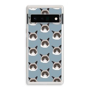 It's a Purrr Case: Google Pixel 6 Pro Transparant Hoesje