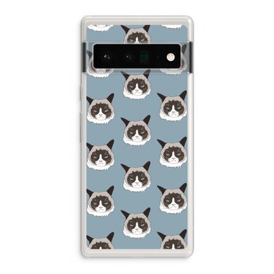 It's a Purrr Case: Google Pixel 6 Pro Transparant Hoesje