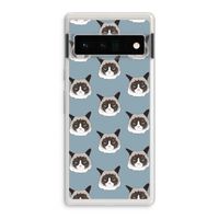 It's a Purrr Case: Google Pixel 6 Pro Transparant Hoesje