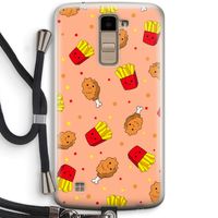 Chicken 'n Fries: LG K10 (2016) Transparant Hoesje met koord