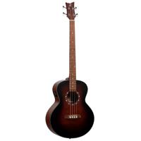 Ortega D7E-BFT-4 Deep Series 7 Medium Scale Bass Bourbon Fade elektrisch-akoestische bas