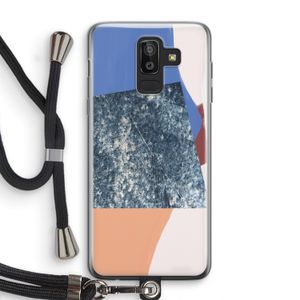 Billy: Samsung Galaxy J8 (2018) Transparant Hoesje met koord