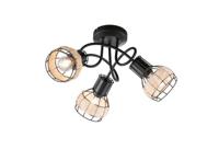 Fischer & Honsel Landelijke plafondlamp Straw 3-lichts 21036 - thumbnail