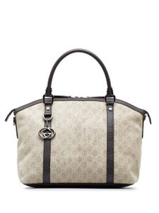 Gucci Pre-Owned sac Bree en toile GG - Tons neutres