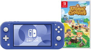 Nintendo Switch Lite Blauw + Animal Crossing New Horizons