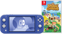 Nintendo Switch Lite Blauw + Animal Crossing New Horizons - thumbnail