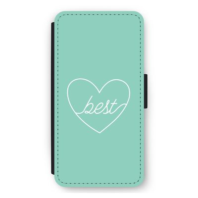 Best heart pastel: iPhone 11 Flip Hoesje