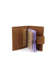 DSTRCT - Cardholder cognac Leer