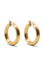 Tom Wood boucles d'oreilles plaquées or