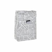 Lunchtrommel DKD Home Decor Thermisch Wit Zwart 20 x 10 x 28 cm