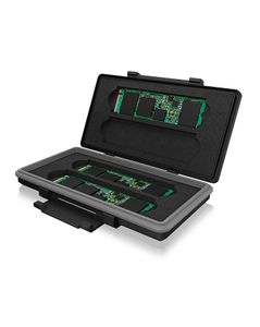 ICY BOX IB-AC620-M2 Schutzbox für 4x M.2 SSDs bis zu 80 mm Länge Bewaarkoffer voor harde schijf